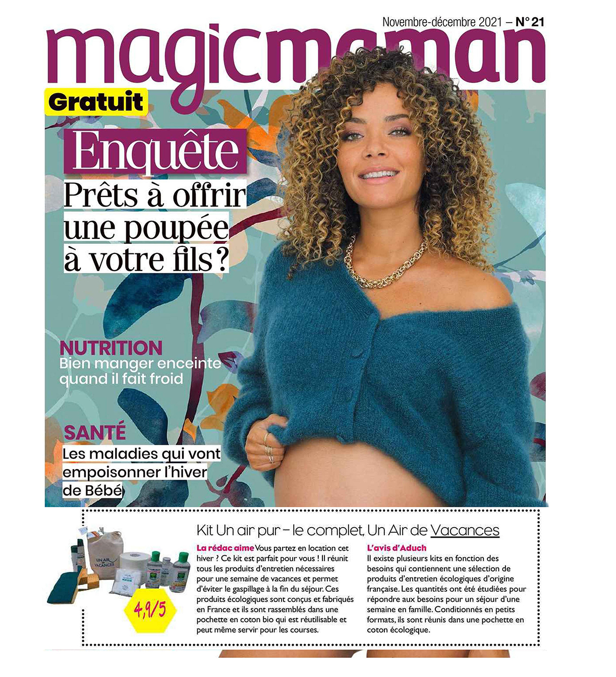 Magic Maman - Novembre-decembre Kits un Air de Vacances dans Magicmaman